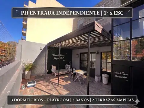 PH 5 AMBIENTES al FRENTE  || BELGRANO || ENTRADA INDEPENDIENTE || 1° X ESCALERA || VENTA