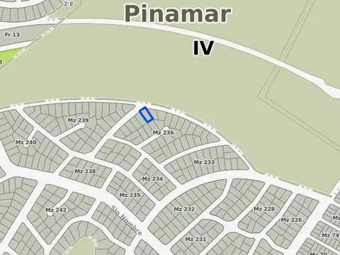 Lote en Venta en Pinamar Zona Álamos