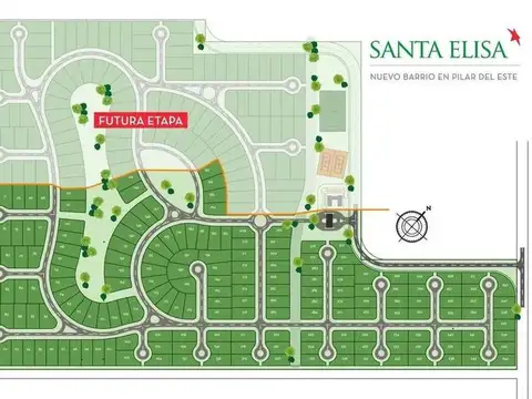 Barrio cerrado Pilar del Este - Lote Venta U$S 15000 y cuotas