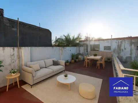 Para vivir o para invertir! Casa en block con deptos y cochera!