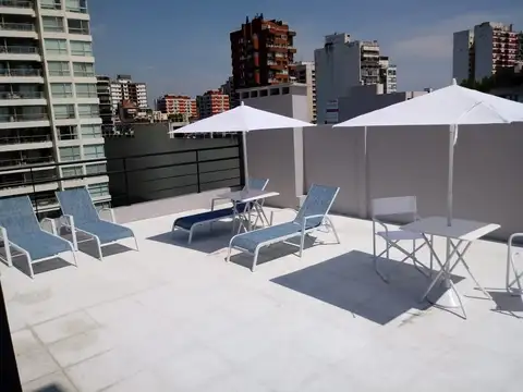 AMPLIO DEPTO 2 AMB CON BALCÓN Y PARRILLA, COCHERA Y AMENITIES   A ESTRENAR 