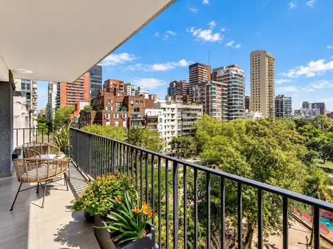 Venta 3 ambientes reciclado con balcón y cochera frente a Barrancas de Belgrano