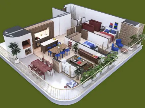 Apartamento en Venta 2 dorm. en Rotunda del Lago