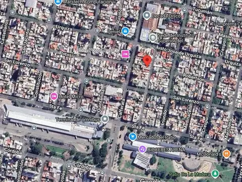 Terreno en Venta 15  mts Fondo