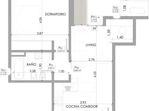 Departamento en Venta en Fisherton, USD 160.000