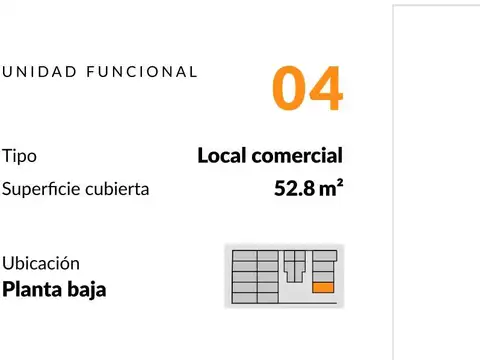 VENTA Local Comercial 52.79m2 UF 4 \u002D Ruka 11, San Martin de los andes