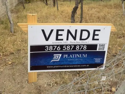 Terreno en Venta 10  mts Frente