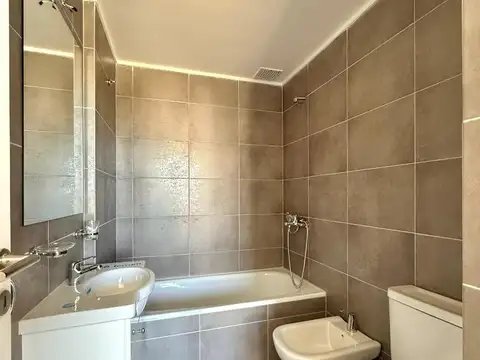 Departamento 2 ambientes con 2 baños