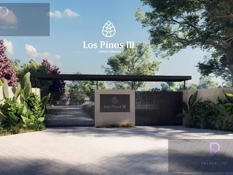 VENTA LOTE B° CERRADO LOS PINOS III, YEI PORA, JOSÉ C. PAZ