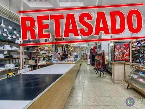 RETASADO - MT de Alvear y Montevideo - Local Apto Todo Destino y   Departamento - RECOLETA