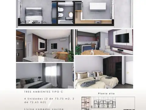 Departamento en Venta de 2 dormitorios