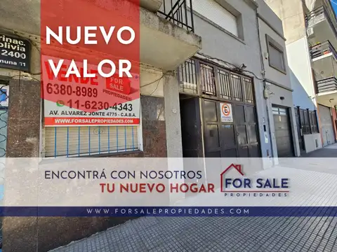 Local/galpón de 127 m² con Sótano y Acceso Vehicular – Techo de Losa