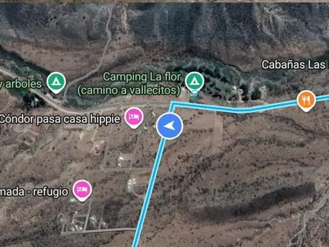VENTA LOTE/ CABAÑA EN VALLECITOS