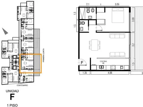 Departamento en Venta en Beccar, USD 201.000