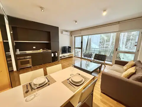 Monoambiente AMOBLADO en VENTA con pileta, sauna y gimanasio en Retiro