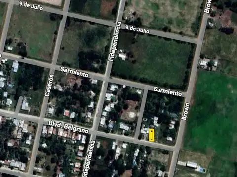 Terreno en Venta 50  mts Fondo