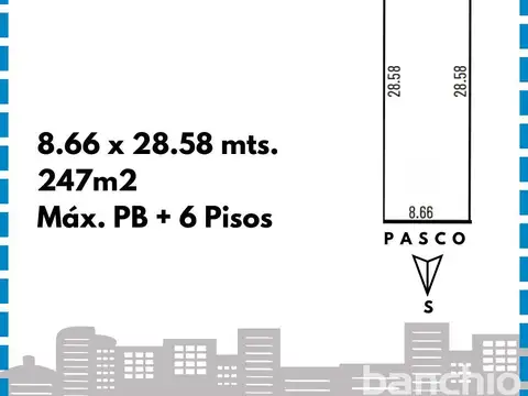 Venta Terreno Edificable en Abasto