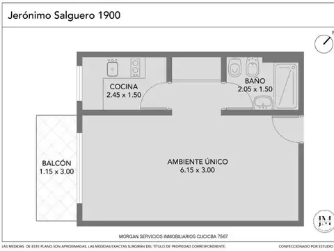 Departamento en Venta en Palermo, USD 99.000