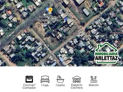 Casa en Venta de 1 dormitorio