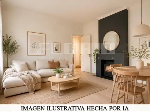 Casa 3 ambientes con 1 baño