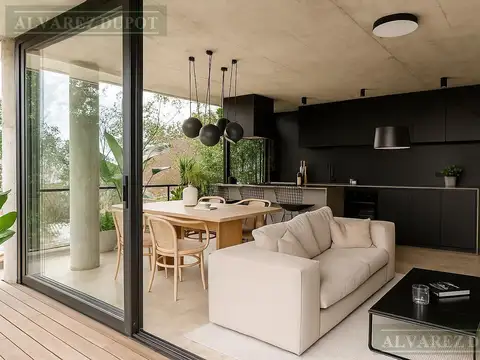 Departamento 2 ambientes con 1 baño