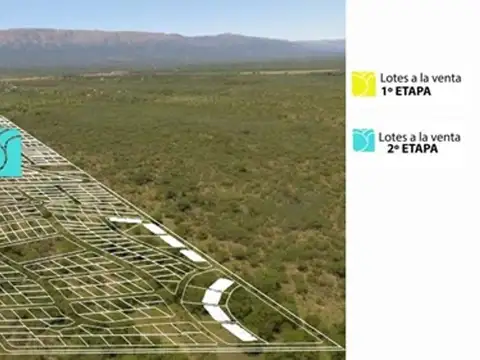 Venta de terreno en Santa Rosa del Conlara