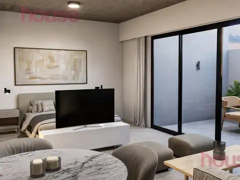 Departamento Monoambiente con 1 baño