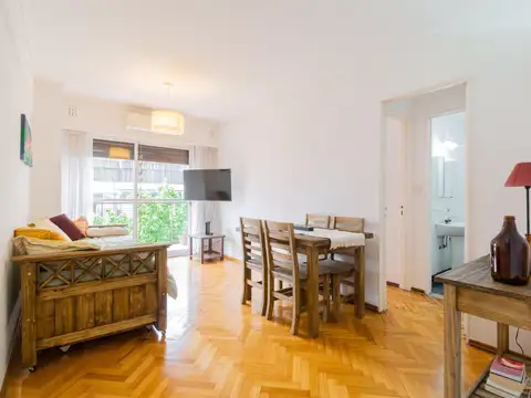 Departamento 2 ambientes con 1 baño