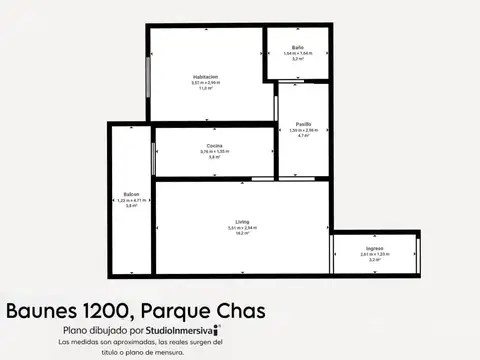 Departamento en Venta de 2 ambientes