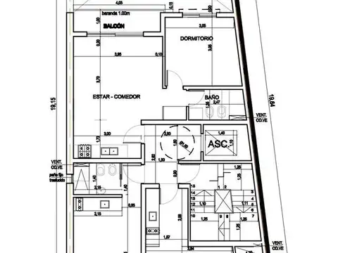 Departamento en Venta en Abasto, USD 65.000