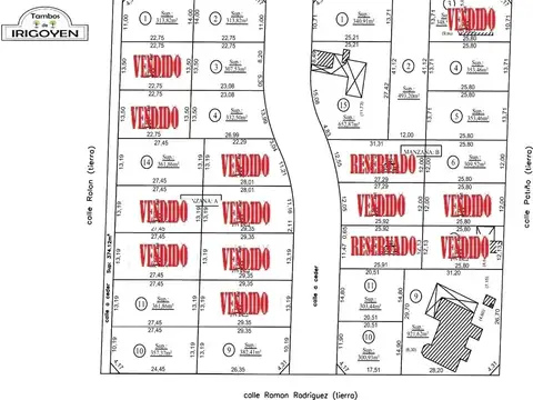 Terreno en Venta en General Rodriguez, USD 12.000