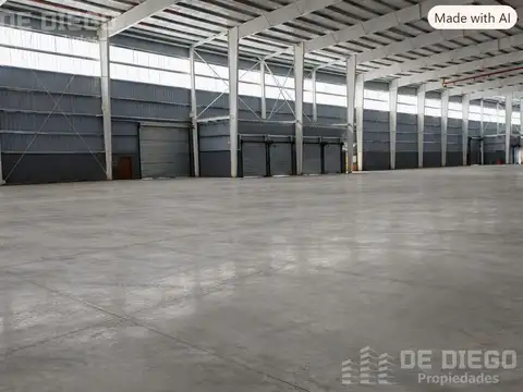Alquiler deposito a estrenar 6184 m2 en predio con seguridad - Garin, Escobar