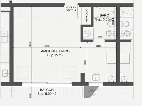Departamento en Venta A Estrenar
