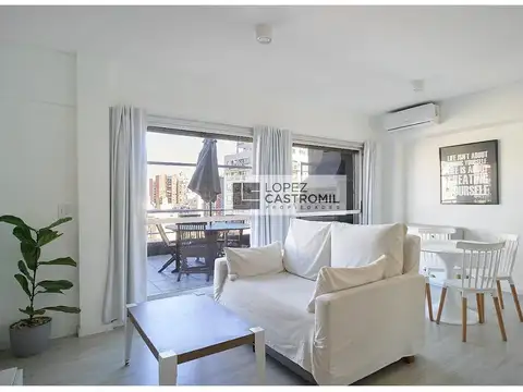 ESPECTACULAR BALCÓN TERRAZA CON PARRILLA! Todo externo! AMOBLADO Y EQUIPADO! T/luz y sol! Amenities! ÚNICO! OPORT!