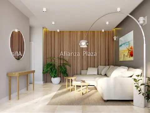 Departamento 2 ambientes con 2 baños