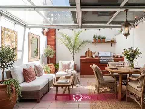 Venta triplex ph tipo casa 4 ambientes 169M² 2 cocheras patio terraza parrilla 3 baños San Cristóbal