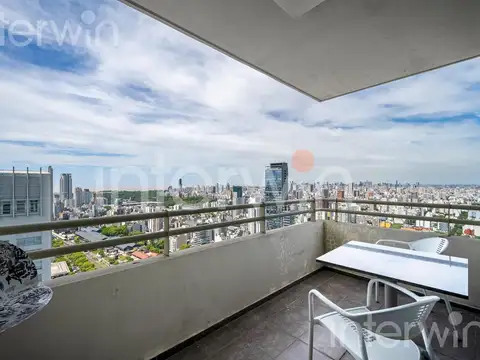 Departamento - 4 ambientes -  Piso alto - balcón y cocheras - Palermo - VENTA