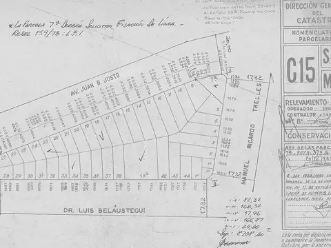 Venta de Lote - Av. Juan Bautista Justo 4654