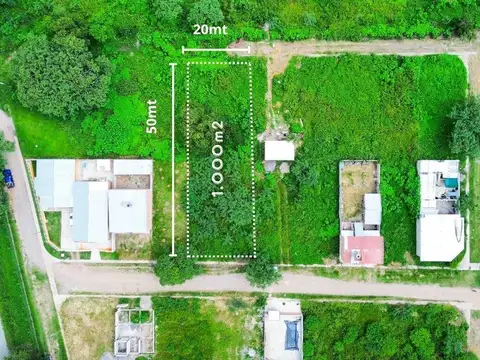 Terreno en Venta de 1000,0 m2