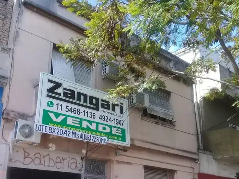VENTA-LOTE 8X20.42 MTS SOBRE AV JOSE M. MORENO-PARQUE CHACABUCO