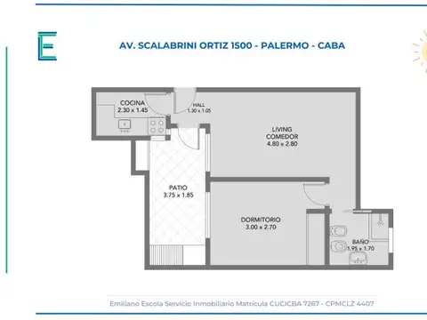 Avenida Raúl Scalabrini Ortiz 1500, Piso 0