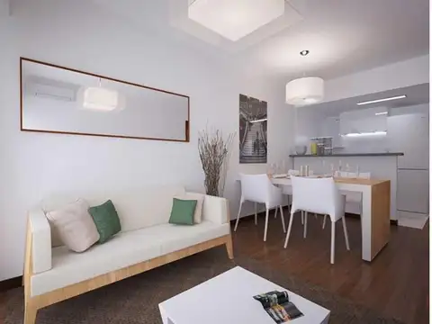 Departamento 2 ambientes con 2 baños