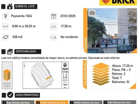 Terreno en Venta de 338,0 m2