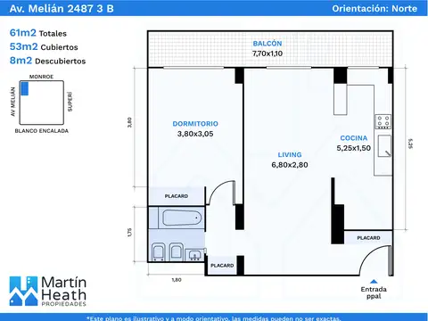 Avenida Melián 2400, Piso 3