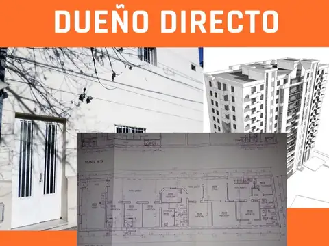 Dueño Directo Vende Terreno Edificable en Villa Crespo a 5 cuadras de Palermo.