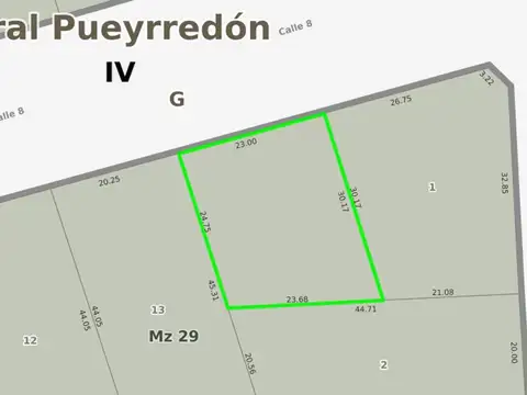 Terreno en Venta de 632,0 m2