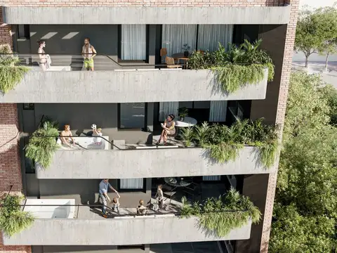 Departamento 3 ambientes con 2 baños