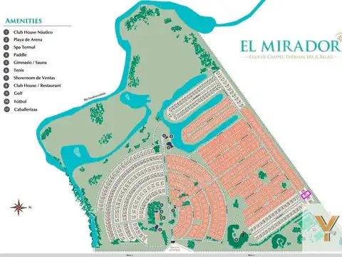 Terreno en venta - 1.950Mts2 - Club de Campo El Mirador