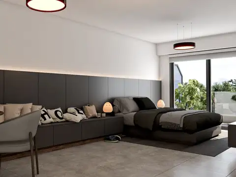 Departamento Monoambiente con 1 baño