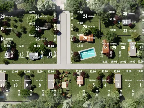 Terreno en Venta 13  mts Frente